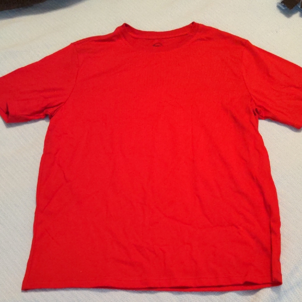 Wonder Nation Bright Red Kids' Short Sleeve Tee